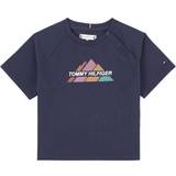 Tommy Hilfiger Mountain Glitter Logo T-Shirt - Navy