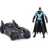 Superhelt Actionfigurer Spin Master Bat-Tech Batman+Batmobile 30cm