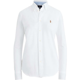 12 - Dame Skjorter Polo Ralph Lauren Heidi Long Sleeve Shirt - White
