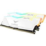 2 - Belysning RAM TeamGroup T-Force Delta RGB White DDR4 3200MHz 2x8GB (TF4D416G3200HC16FDC01)