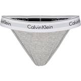 Calvin Klein 12 Trusser Calvin Klein Modern High Leg Thong - Grey