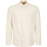 Beige - Nylon Skjorter Norse Projects Thorsten Packable Shirt - Oatmeal