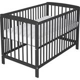 Beige Bedside cribs Børneværelse Schardt Babyseng Felix 65x124cm