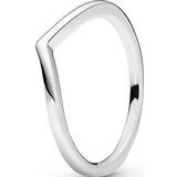 Pandora Ringe Pandora Polished Wishbone Ring - Silver
