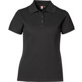 32 - Slids Tøj ID Ladies Stretch Polo Shirt - Black
