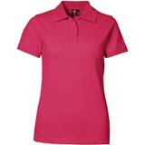 Dame - Pink Polotrøjer ID Ladies Stretch Polo Shirt - Cerise