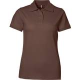 Dame Polotrøjer ID Ladies Stretch Polo Shirt - Mocca