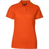 Dame - Orange Polotrøjer ID Ladies Stretch Polo Shirt - Orange
