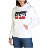 26 - Bomuld - Dame - Hoodies Sweatere Levi's Sport Graphic Hoodie - White