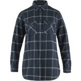 Genanvendt materiale - Ternede Tøj Fjällräven Övik Twill Shirt LS W - Dark Navy/Steel Blue