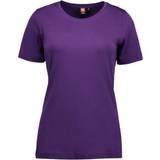 Lilla - Rund hals T-shirts & Toppe ID Ladies Interlock T-shirt - Purple