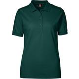Grøn - Slids T-shirts & Toppe ID Ladies Pro Wear Polo Shirt - Bottle Green