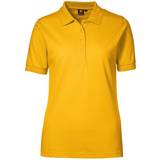 Bomuld - Dame - Gul Overdele ID Ladies Pro Wear Polo Shirt - Yellow