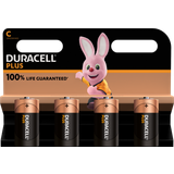 Duracell C (LR14) Batterier & Opladere Duracell C Plus 4-pack