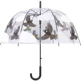 Gennemsigtige paraplyer Esschert Design 2 Sided Birds Transparent Umbrella Grey (TP274)