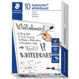 Hobbyartikler Staedtler Lumocolor Whiteboard Marker 351 with Bullet Tip 2.0mm 10-pack