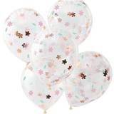 Ginger Ray Latex Ballons Floral Rose Gold/Pink 5-pack