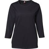 ID Pro Wear 3/4 Sleeves Ladies T-shirt - Black