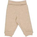 Fleecebukser Wheat Wool Fleece Trousers - Khaki Melange (6881e-786-3204)