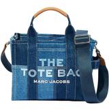 Denim - Indvendig lomme Tasker Marc Jacobs The Denim Small Tote Bag - Blue Denim
