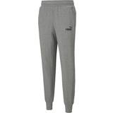 Puma Herre Bukser & Shorts Puma Essentials Logo Sweatpants - Medium Grey Heather