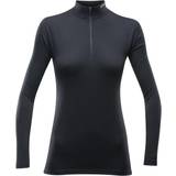 Devold Merinould Tøj Devold Breeze Merino 150 Zip Neck Women - Black