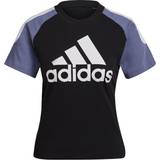 26 - Dame Overdele adidas Women Sportswear Colorblock T-shirt - Black