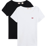 Levi's The Perfect Tee 2-pack - White/Mineral Black/Neutral
