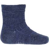 Blå - Piger Undertøj Joha Wool Socks - Denim (5008-20-60021)