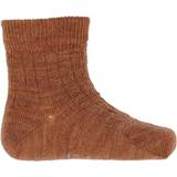 Brun - Drenge Undertøj Joha Wool Socks - Copper (5008-20-60014)