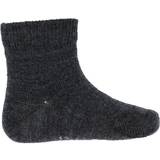 35/38 - Piger Børnetøj Joha Wool Socks - Coke Grey (5007-20-65205)