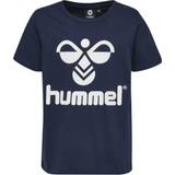 152 - Blå Børnetøj Hummel Tres T-shirt S/S - Black Iris (213851-1009)