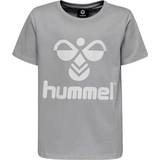 Økologisk bomuld Overdele Hummel Tres T-shirt S/S - Grey Melange (213851-2006)