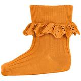 Blonder - Gul Undertøj mp Denmark Lea Socks with Lace - Golden Spice (59045-4255)