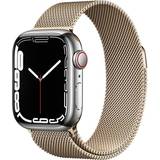 Apple watch 7 Apple Watch Series 7 Cellular 45mm Stainless Steel Case with Milanese Loop