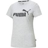 Puma 16 Overdele Puma Essentials Logo Women's Tee - Light Gray Heather