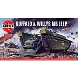 1:76 (00) Modelbyggeri Airfix Buffalo Willys MB Jeep A02302V