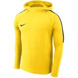 Gul - Slim Sweatere Nike Academy 18 Hoodie Sweatshirt Men - Tour Yellow/Anthracite/Black