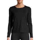 Casall Dame T-shirts & Toppe Casall Essential Mesh Detail Long Sleeve - Black