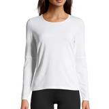 12 - Polyamid Overdele Casall Essential Mesh Detail Long Sleeve - White