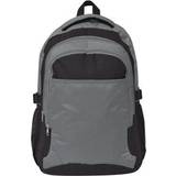Tasker vidaXL School Backpack 40L - Black/Grey