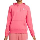 52 - Fleece Sweatere Nike Sportswear Essential Fleece Pullover Hoodie Women's - Pink