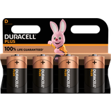 Duracell D (LR20) Batterier & Opladere Duracell D Plus 4-pack