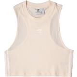32 - Beige - Dame T-shirts & Toppe adidas Adicolor Classics Crop Tank Top - Non Dyed