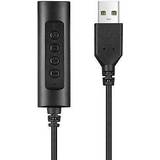 Sandberg Han – Hun - USB-kabel Kabler Sandberg Headset USB A - 3.5mm M-F 1.5m