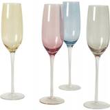 Blå Champagneglas Dacore - Champagneglas 20cl 4stk