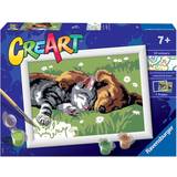 Katte - Plastlegetøj Kreativitet & Hobby Ravensburger CreArt Sleeping Cats & Dogs