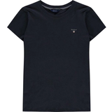 Gant T-shirts Gant Logo T shirt - Navy