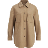16 - Oversized Overtøj Vila Kimmi Oversize Shirt Jacket - Brown/Tigers Eye