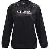 Under Armour 16 Overdele Under Armour Women's UA Recover Shine Woven Crew Neck Top - Black/White